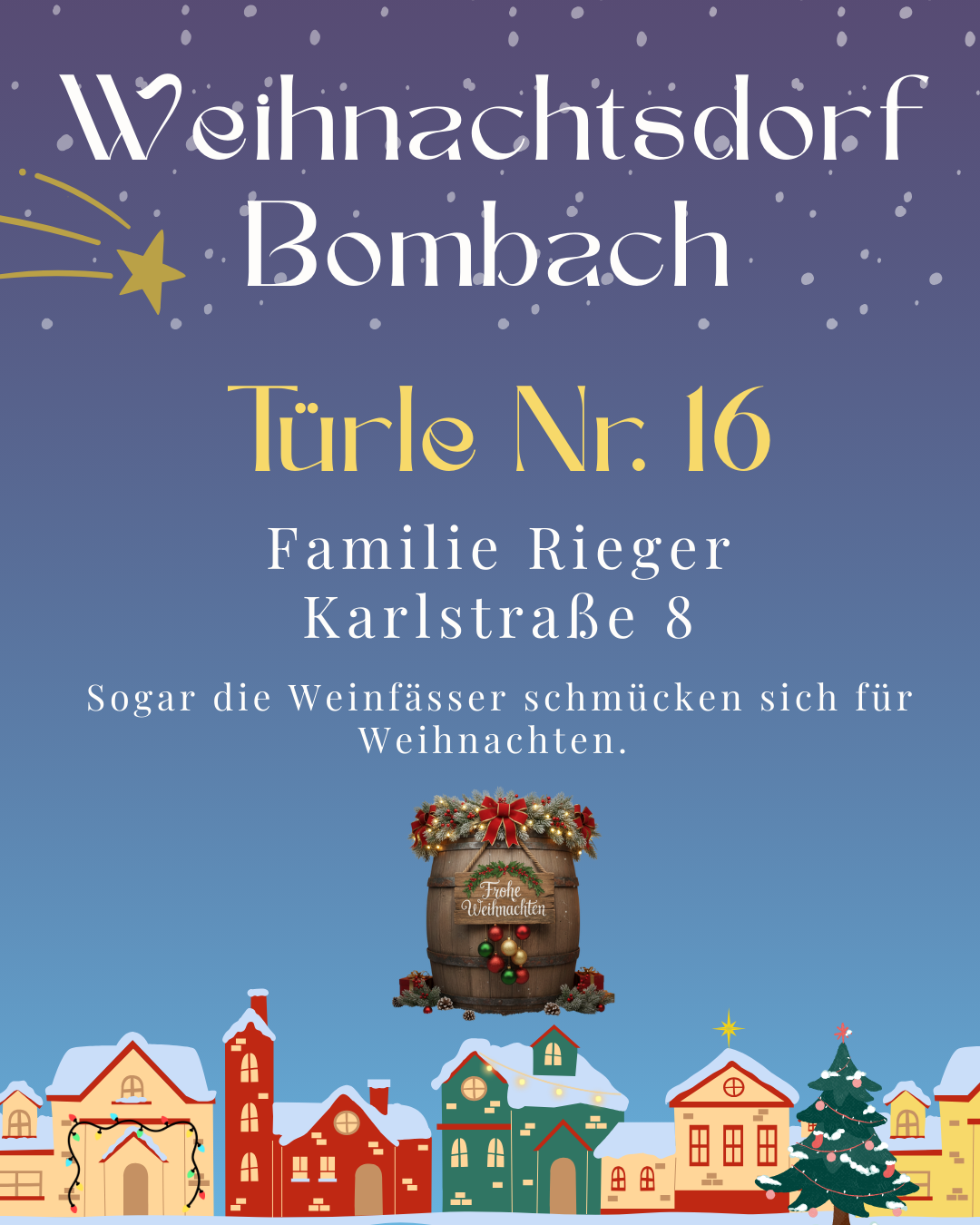 Tür 16 Familie Rieger Karlstr.8