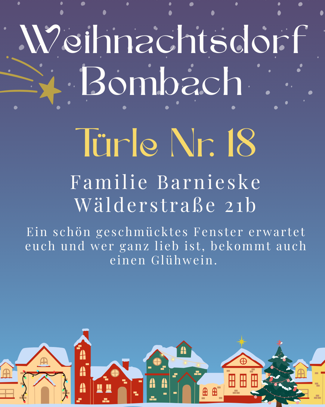 Tür 18 Familie Barnieske Wälderstraße 21b