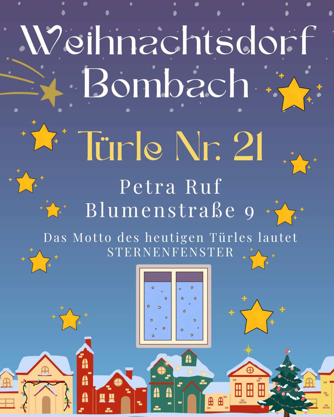 Tür 21 Petra Ruf Blumenstr.9