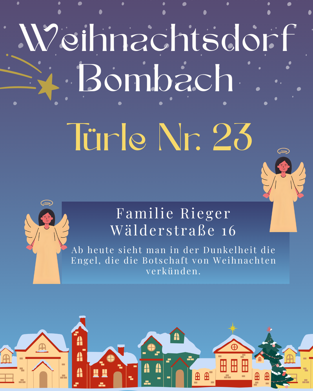 Tür 23, Familie Rieger, Wälderstrasse 16