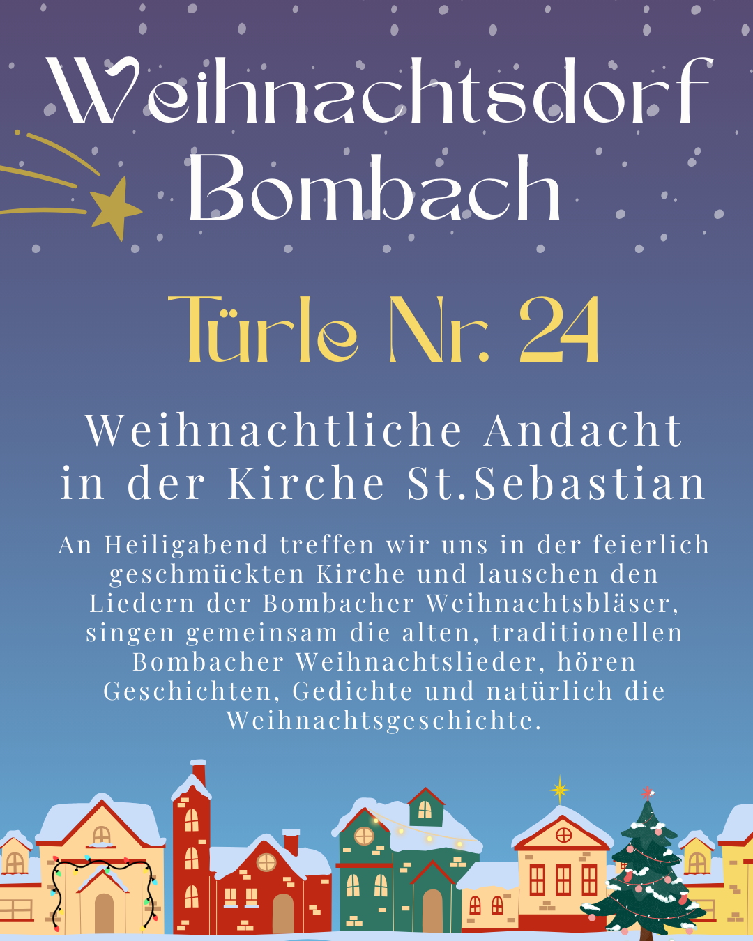 Tür 24 Heiligabend Kirche St.Sebastian