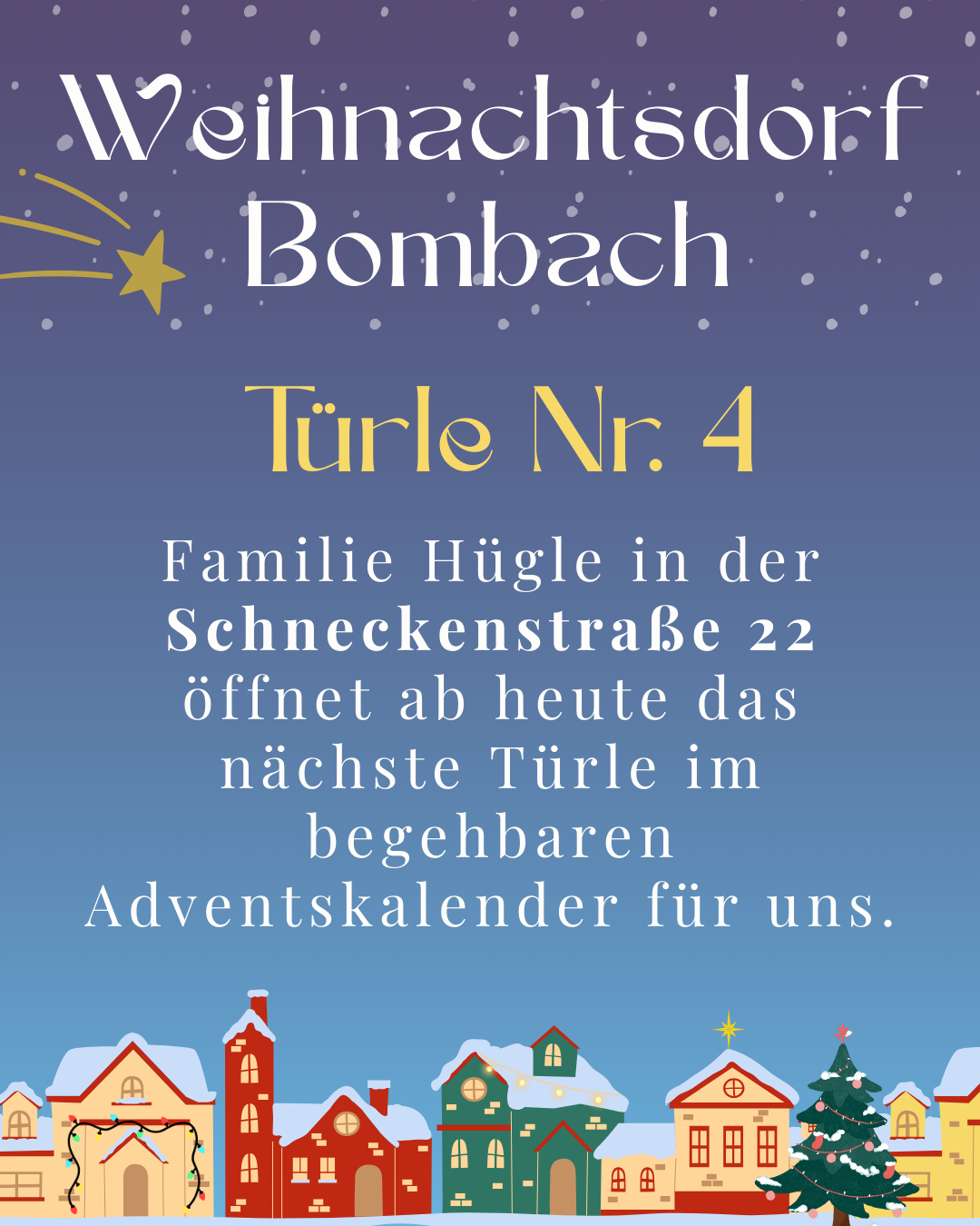 Tür 4 Familie Hügle Schneckenstrasse 22
