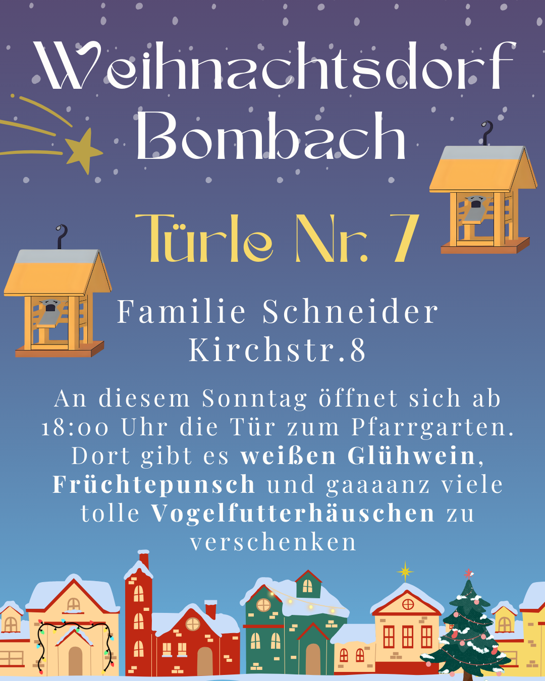 Tür 7 Familie Schneider, Kirchstr.8